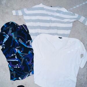 Express Women's Tops - Striped, Abstract, and Solid Xs